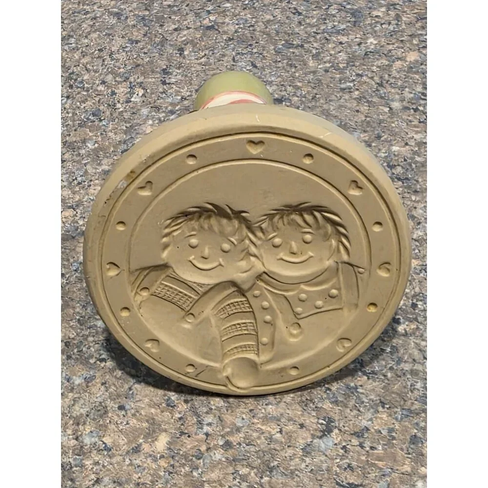 Brown Bag Cookie Art Raggedy Ann & Andy Stamp‎ Mold #36 Rag Dolls 1995 Vintage